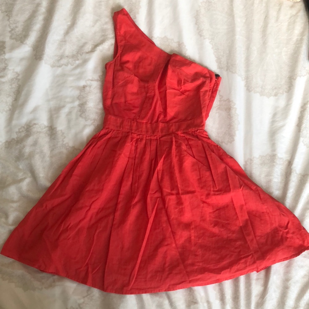Bright Pink Dress with See Through Accents